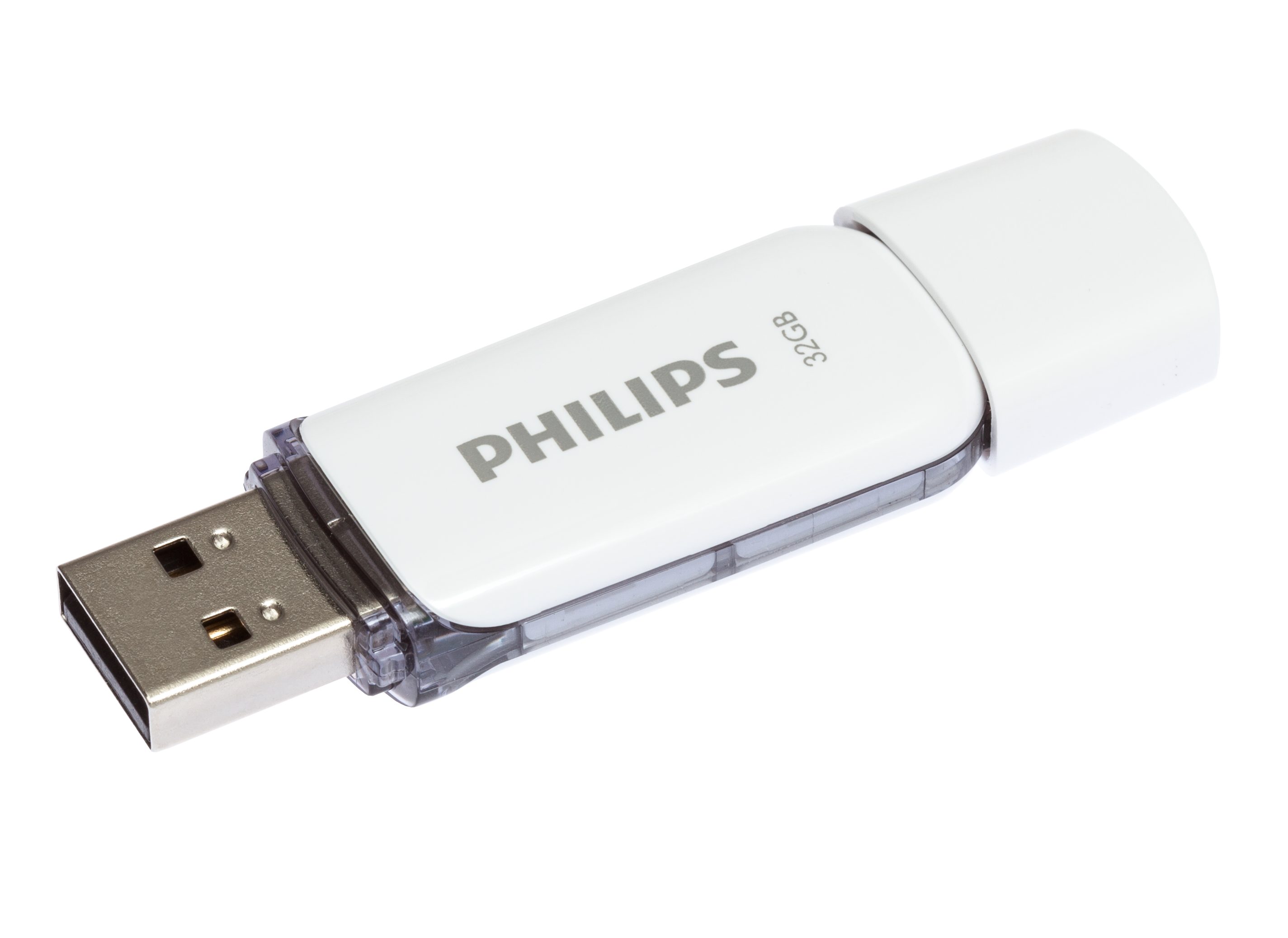 Philips FM32FD70E/00 USB-Stick (USB 2.0, Lesegeschwindigkeit 23,00 MB/s, Shadow Grey®, 32GB, USB2.0, 3er Pack)