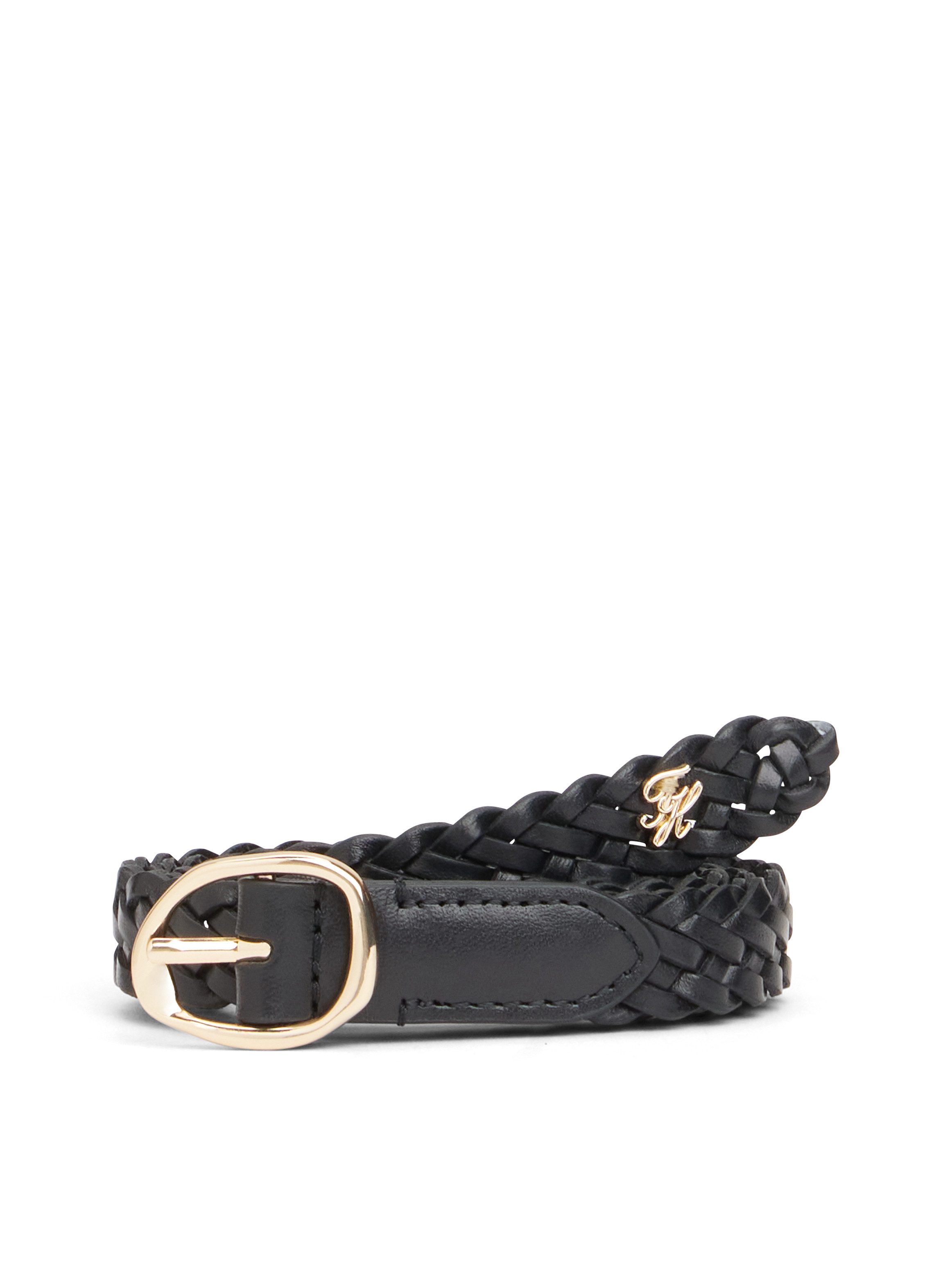 Tommy Hilfiger Flechtgürtel TH SCULPT 2.0 WOVEN aus echtem Leder