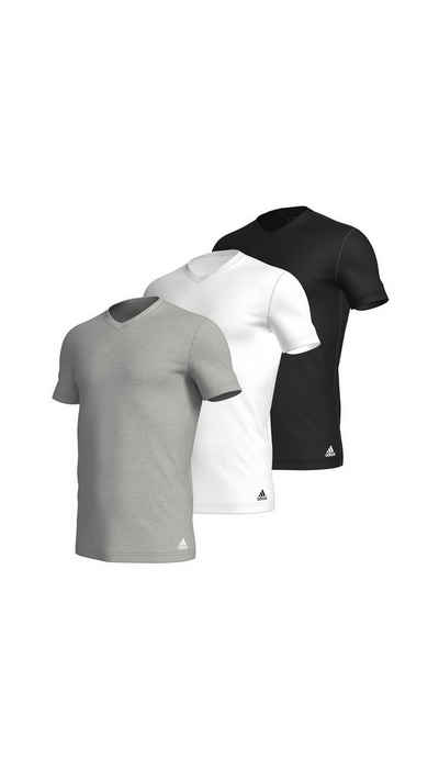 adidas Sportswear T-Shirt "Active Flex Cotton" (3er-Pack) mit V-Ausschnitt, legere Passform