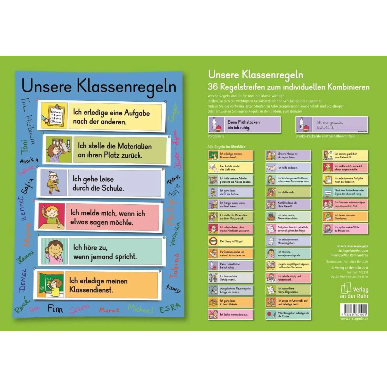 Verlag an der Ruhr Poster Unsere Klassenregeln