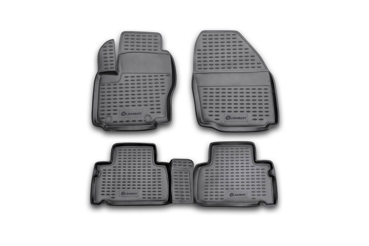 LEMENT Auto-Fußmatten für FORD S-MAX I, 2006-2014, 4 tlg., für FORD S-Max PkW, Passgenaue, Passform