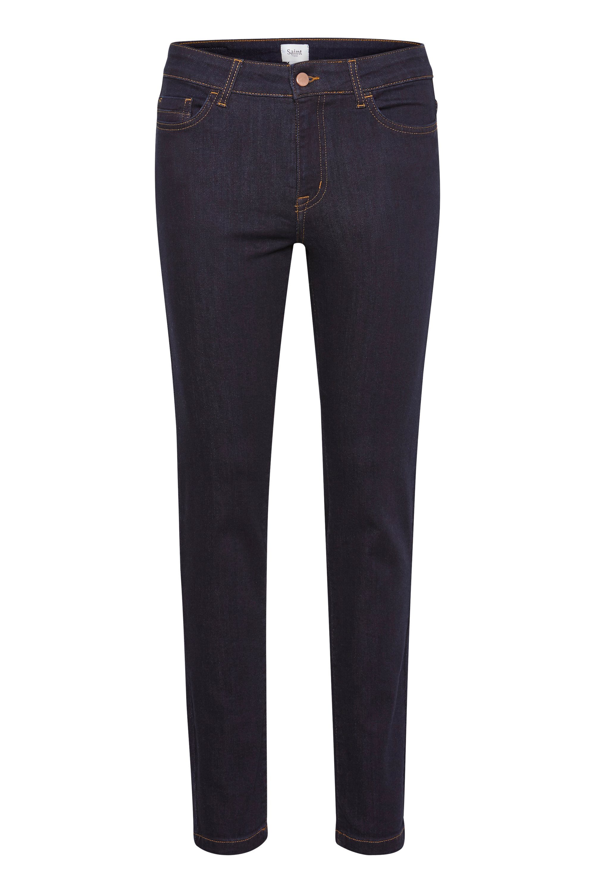 Saint Tropez Regular-fit-Jeans Jeans MollySZ Dark Blue Denim | Straight-Fit Jeans