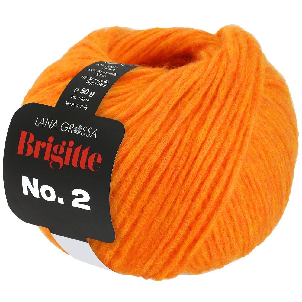 LANA GROSSA BRIGITTE NO. 2 Häkelwolle, 140 m (hochwertige Mischung aus Schurwolle, Baumwolle und Alpaka), 50 g