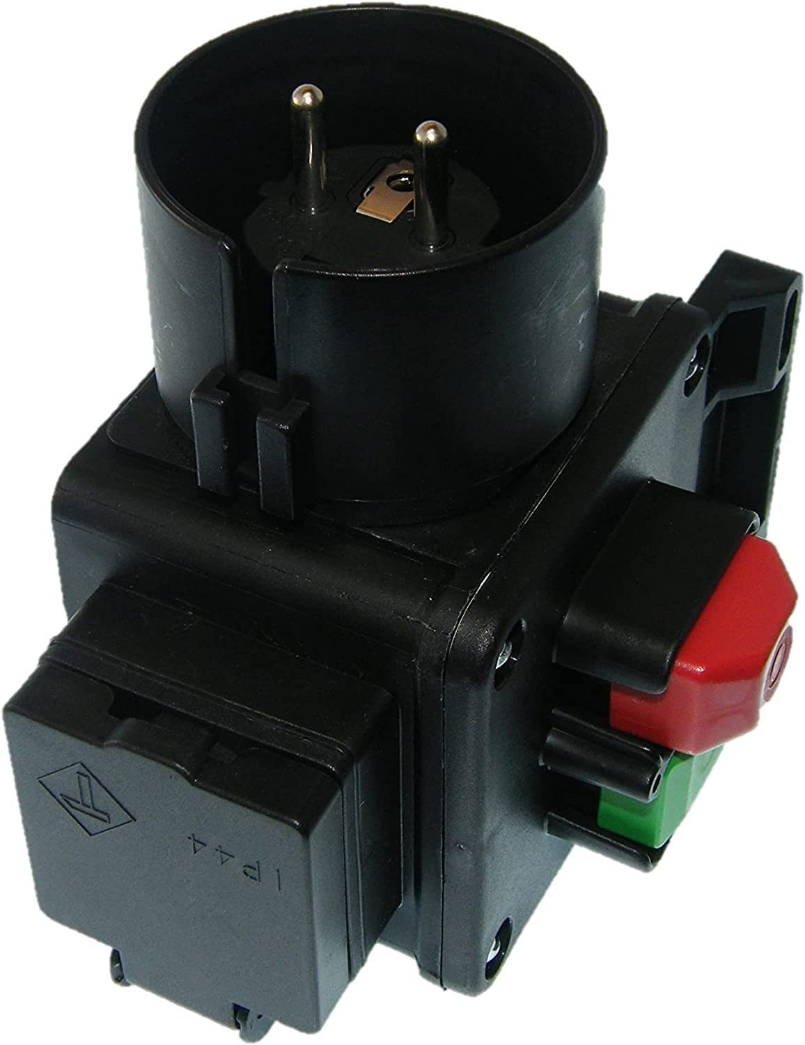 TRIPUS Schalter Sicherheitsschalter 230V - IP54 Maschinenschalter, Automatischer Schutz vor Wiederanlauf bei Stromunterbrechung