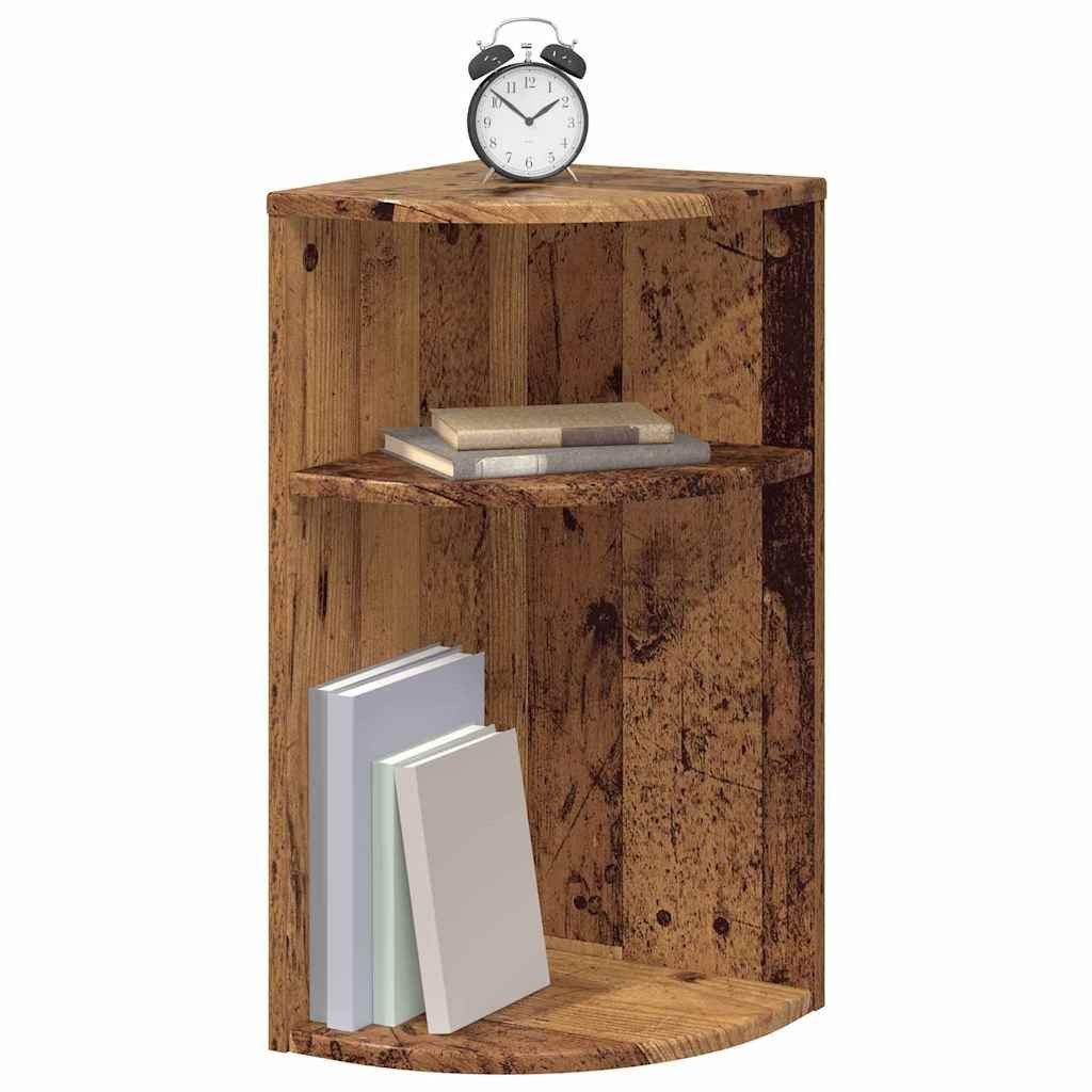 vidaXL Beistelltisch Beistelltisch Altholz 29,6 x 29,6 x 60 cm Holzwerkstoff (1-St)