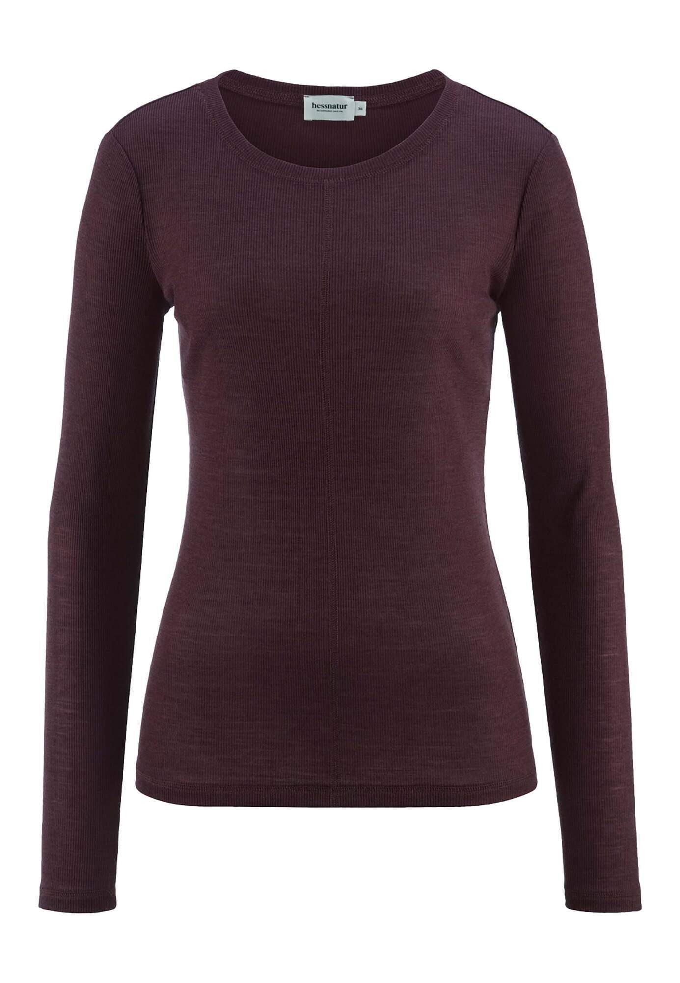 Hessnatur T-Shirt aus Bio-Merinowolle und TENCEL™ Lyocell (1-tlg)