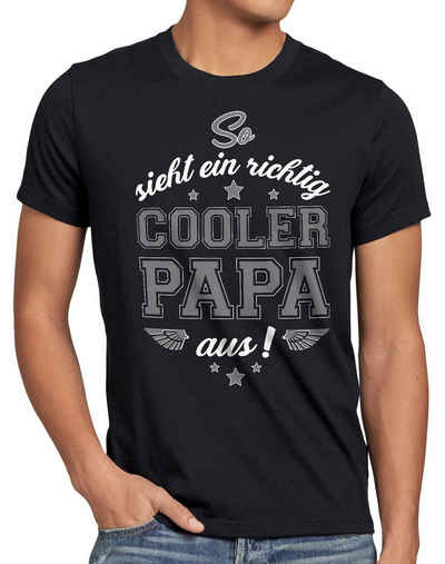 style3 Print-Shirt Herren T-Shirt Cooler Papa Fun Spruch Vatertag Dad Vater Geburtstag Sohn Tochter