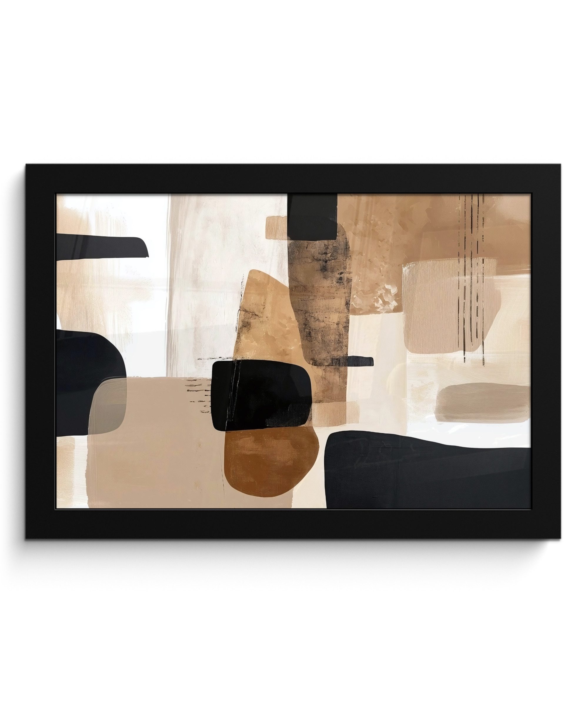 MuchoWow Poster Flugzeuge - Abstrakt - Schwarz - Streifen, (1 St), Wandbilder, Deko Wohnzimmer Schlafzimmer, 30x20 cm