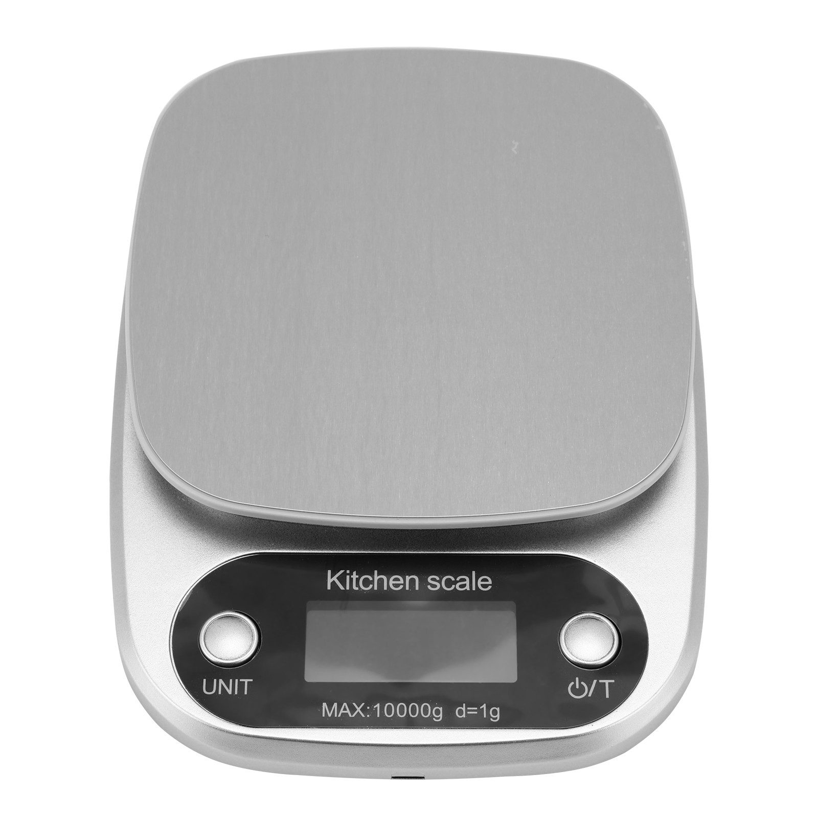 Küchenwaage Digital Edelstahl – Präzise 10KG/1g mit LCD-Display, Lebensmittelwaage