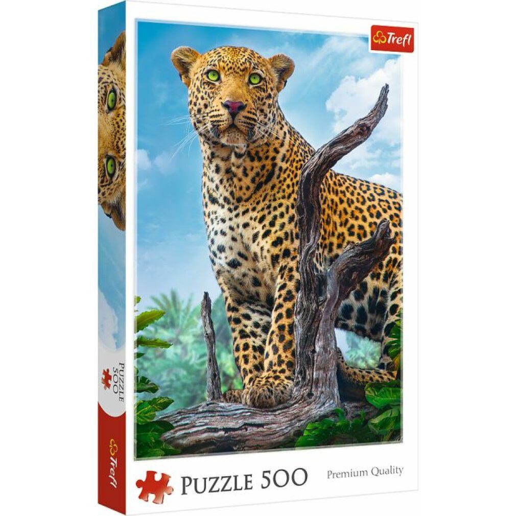 Puzzle Premium Puzzle 500 Teile - wilder Leopar