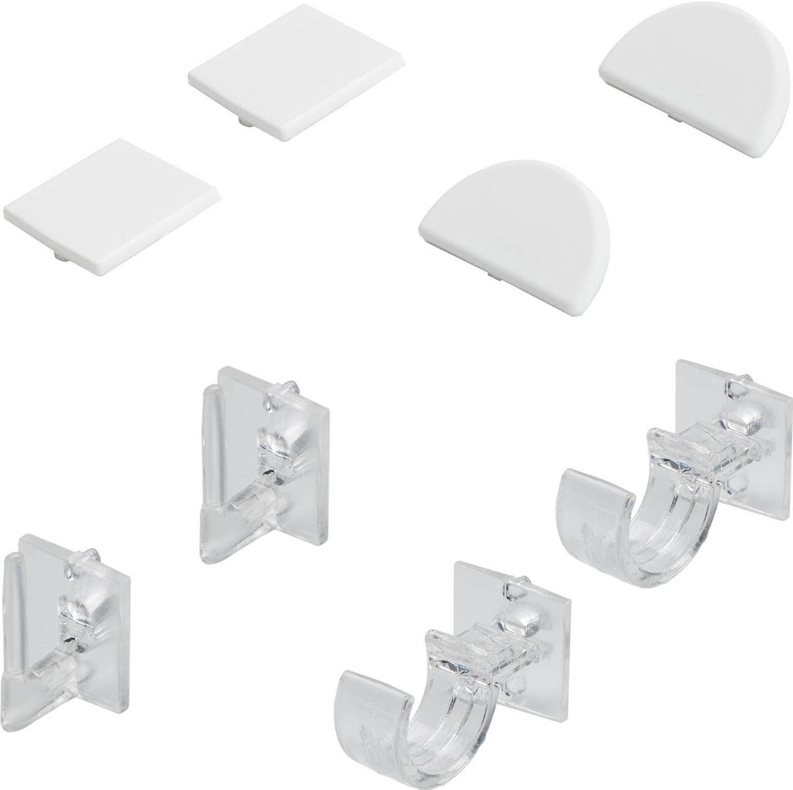 Liedeco Klemmträger, Vitragen-Scheibengardinen, (Set, 2-tlg), für günstig online kaufen