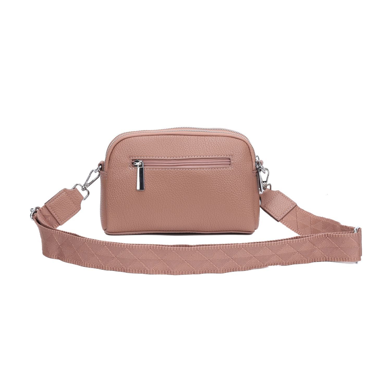 ITALYSHOP24 Schultertasche Damen Tasche Umhängetasche Handytasche Abendtasche, als Handtasche, Crossbody, Crossover tragbar