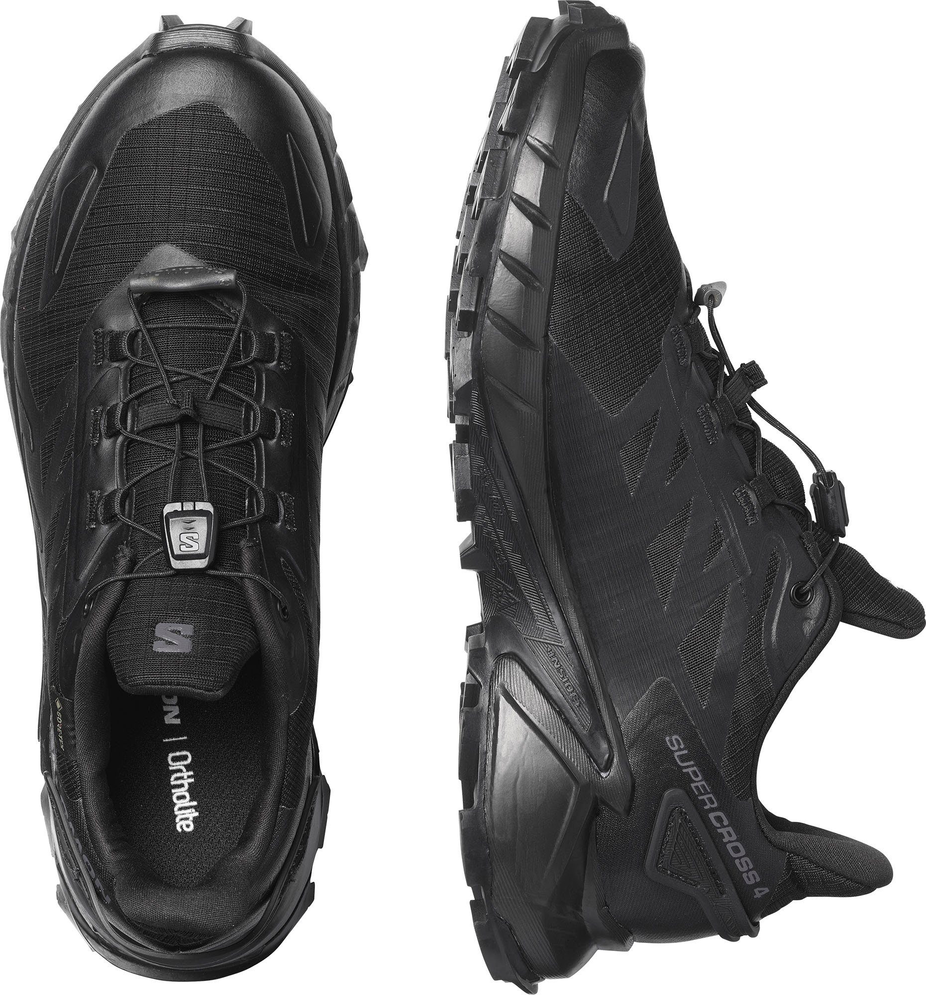 W wasserdicht, Trailrunningschuhe Salomon SUPERCROSS schwarz Trailrunningschuh GORE-TEX® 4