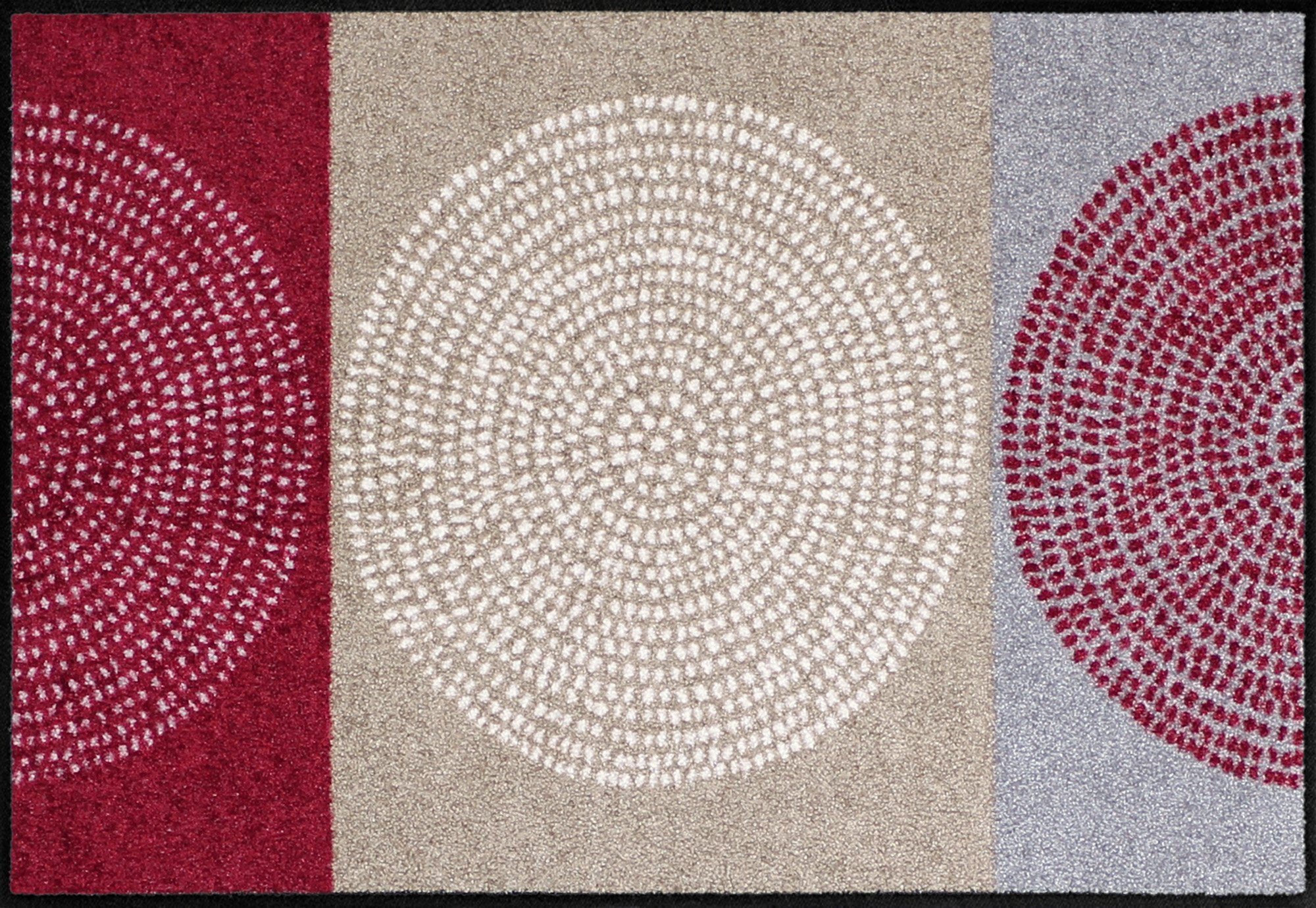 Fußmatte Fußmatte, Salonloewe, eckig, Höhe: 7 mm, Motiv rot