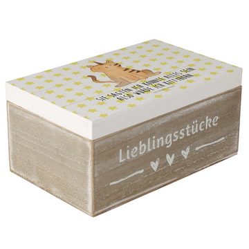 Mr. & Mrs. Panda Dekokiste Einhorn Katze - Weiß - Geschenk, Aufbewahrungsbox, Schatzkiste, Erwac (1 St)