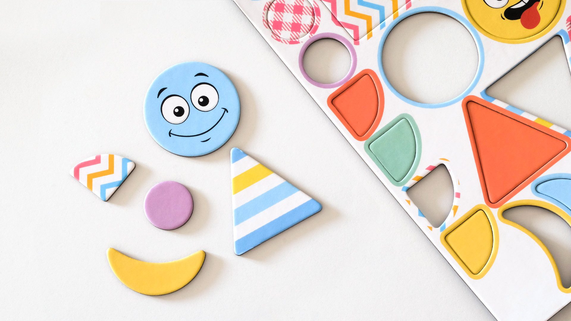 ALLboards Magnet ALLboards Bildungs-Set; Magnete, Formen für Kinder – 48 Elemente