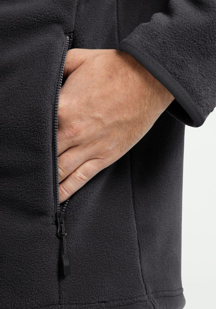 Jack Wolfskin Fleecejacke TAUNUS 200 FZ M mit 3-in-1-System, atmungsaktiv, aus Polyester