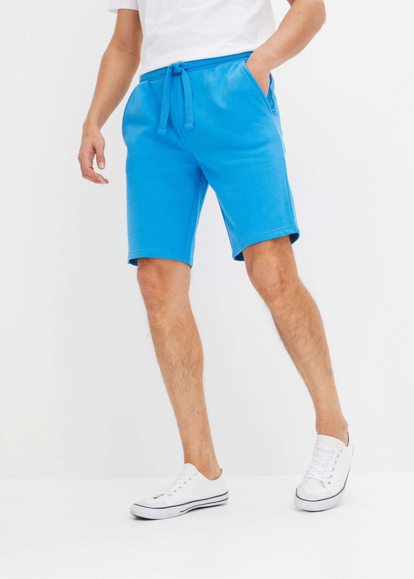 bonprix Sweatbermudas (1-tlg) elastischer Bund und seitlichen Einstecktaschen