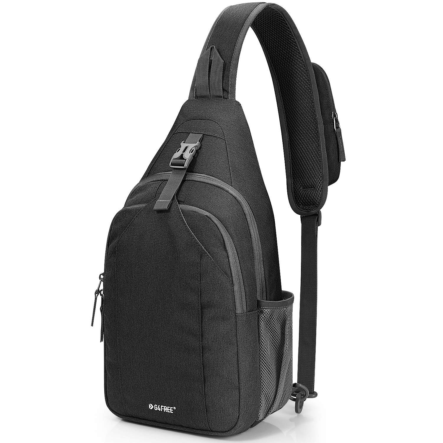 Schultertasche RFID-blockierender Sling-Rucksack mit Brusttasche