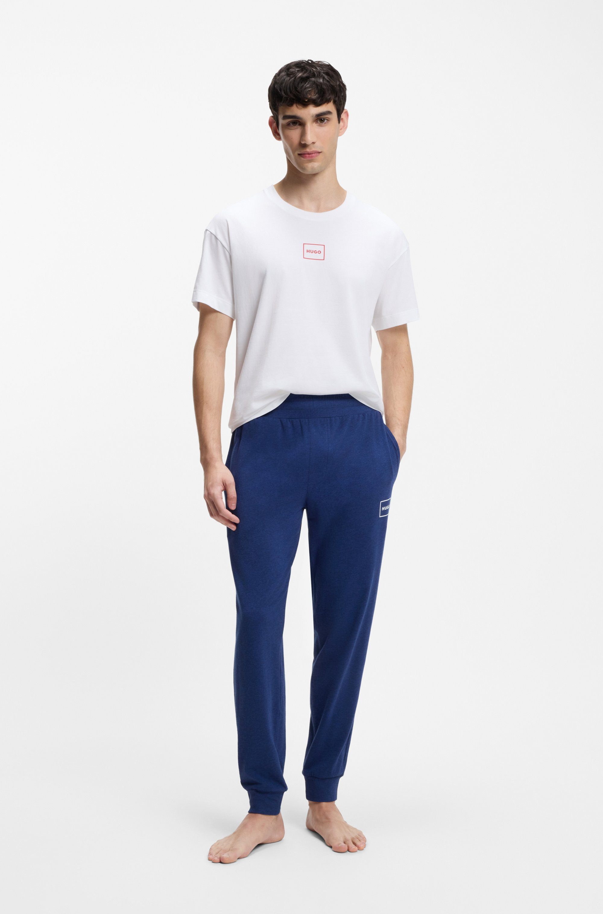 HUGO T-Shirt Laze T-Shirt mit Rundhalsausschnitt