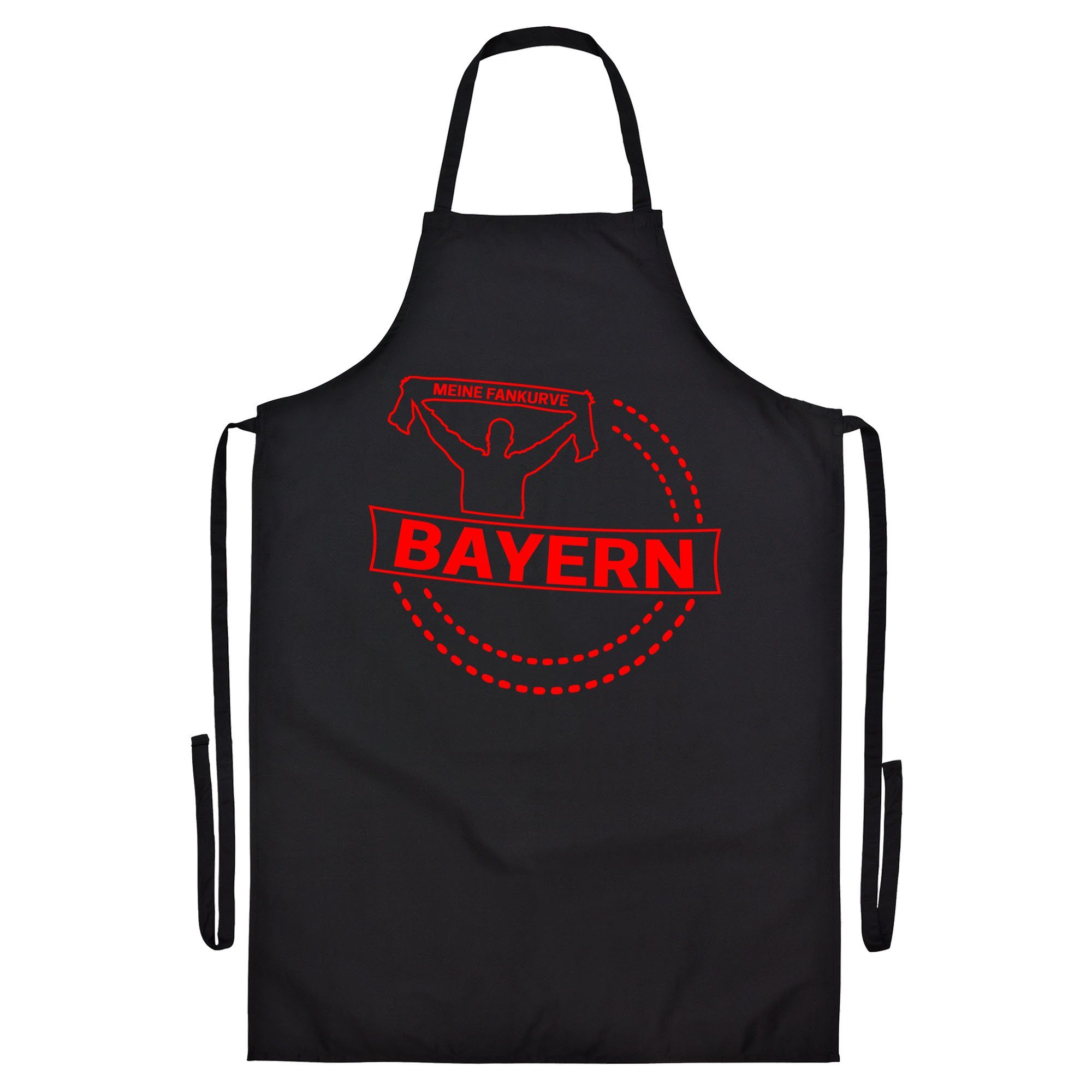 multifanshop Grillschürze Bayern - Meine Fankurve - Schürze
