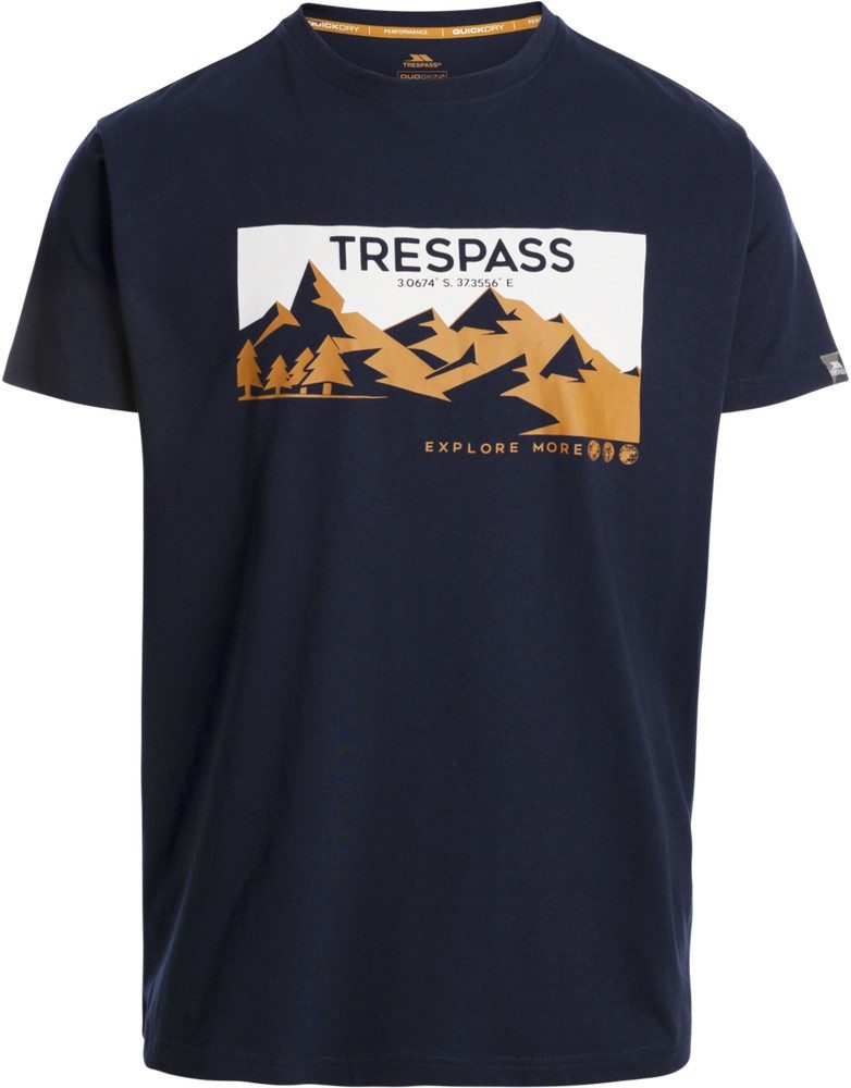 Trespass T-Shirt Nottaway Casual Printed Tshirt günstig online kaufen