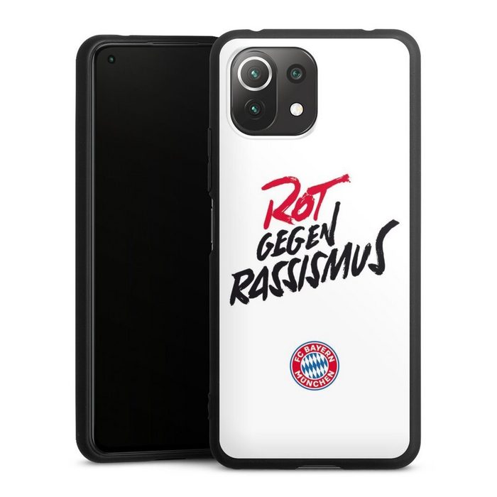 DeinDesign Handyhülle FC Bayern München FCB Rot gegen Rassismus FCB Rot gegen Rassismus Xiaomi Mi 11 Lite 5G Silikon Hülle Premium Case Handy Schutzhülle