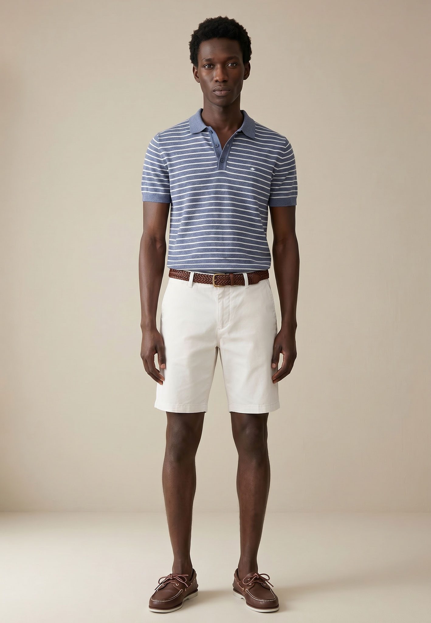 FYNCH-HATTON Poloshirt mit Logo Stickerei