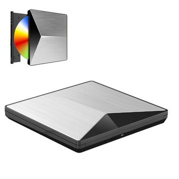 DOPWii Tragbarer DVD-Recorder, dünnes und leichtes Design, stoßfest DVD-Brenner (für Windows98/SE/ME/2000/XP/VISTA/Win 7/WIN8/WIN10)