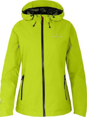 Bergson Outdoorjacke HELLI Damen Regenjacke, Netzfutter, 12000 mm Wassersäule, Kurzgrößen, leuch