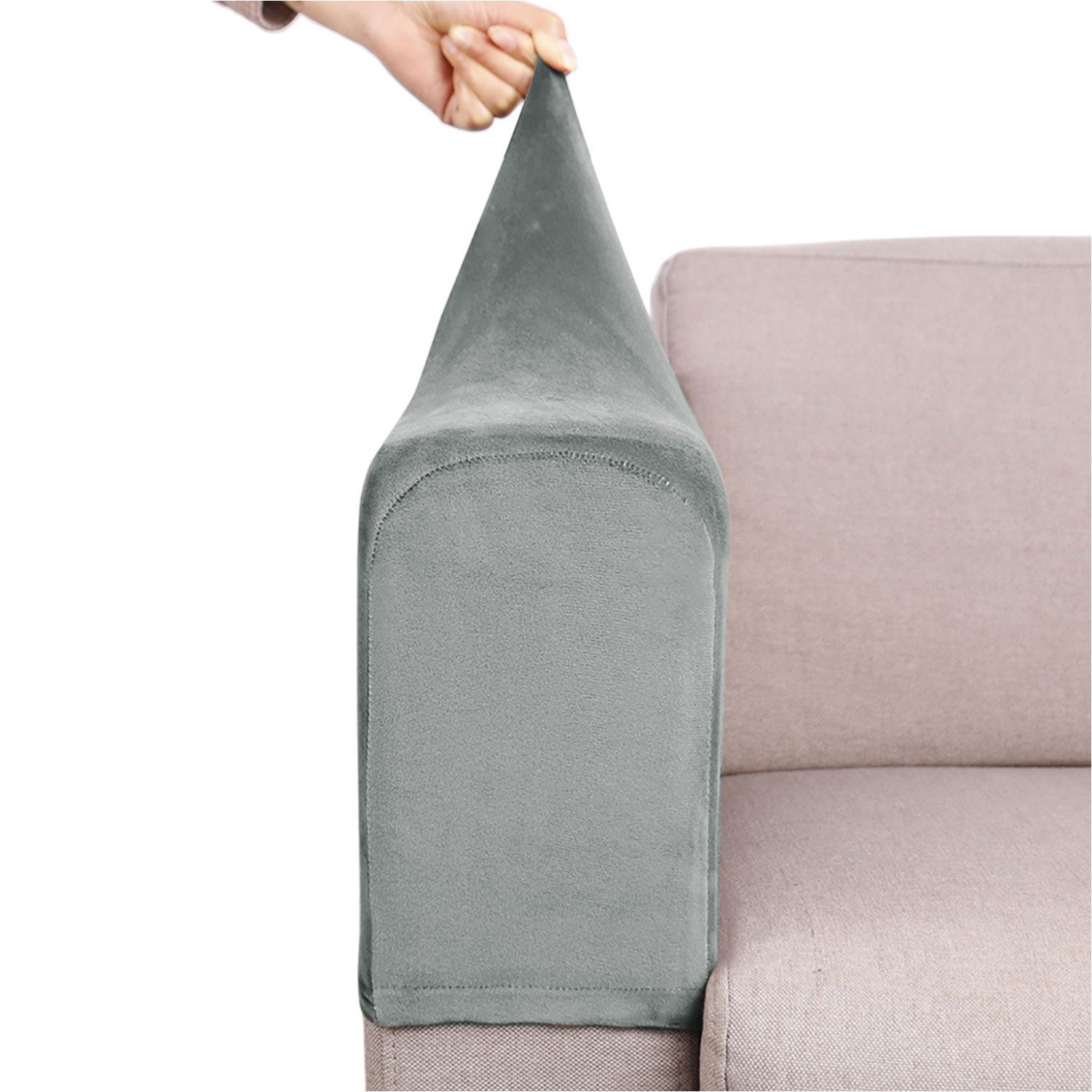Refttenw Sesselhusse Sofa-Armlehnenbezug,rutschfester Möbelschutz,Elastisch günstig online kaufen