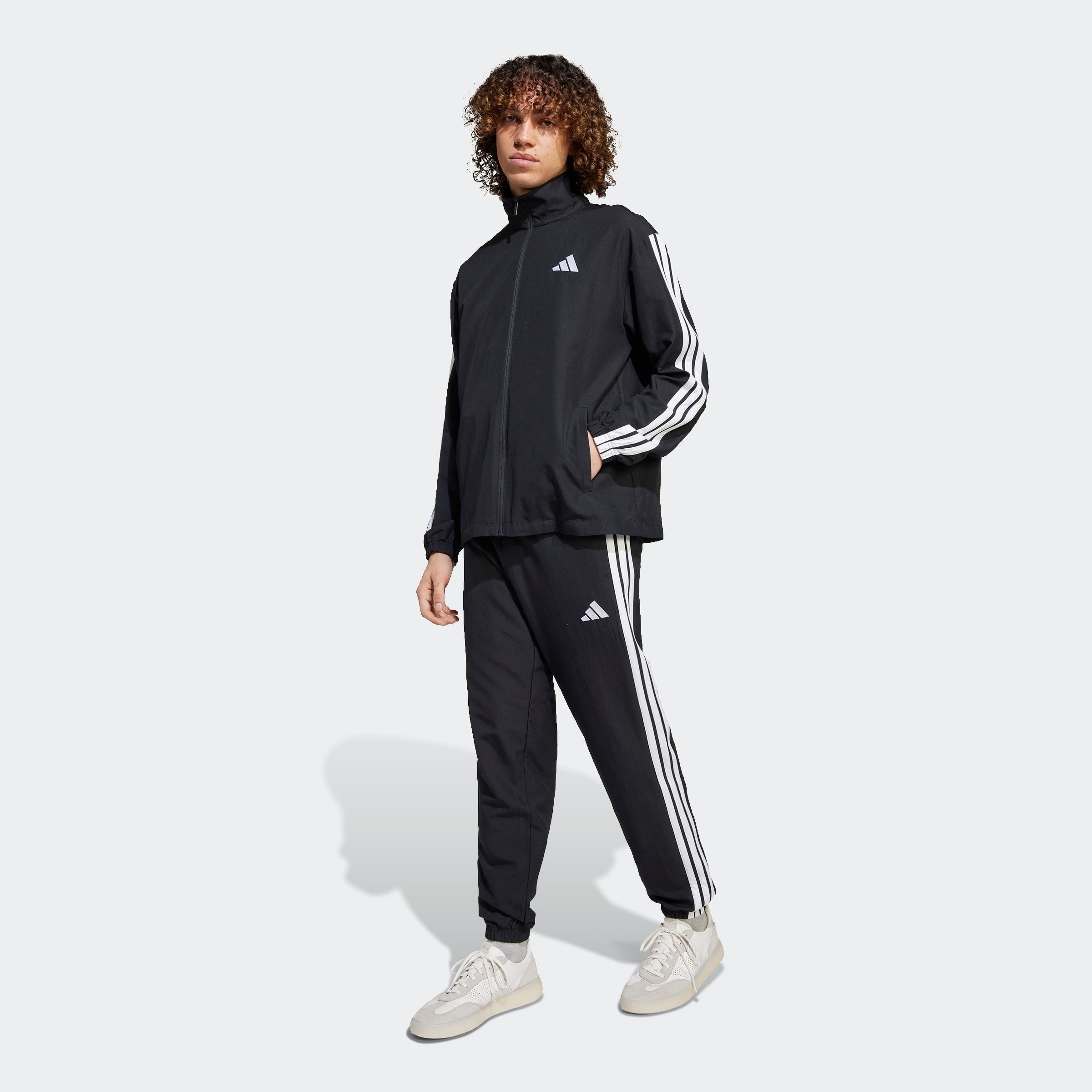 adidas Sportswear Trainingsanzug M 3S WV TT TS (2-tlg), zweiteiliges Set, a günstig online kaufen