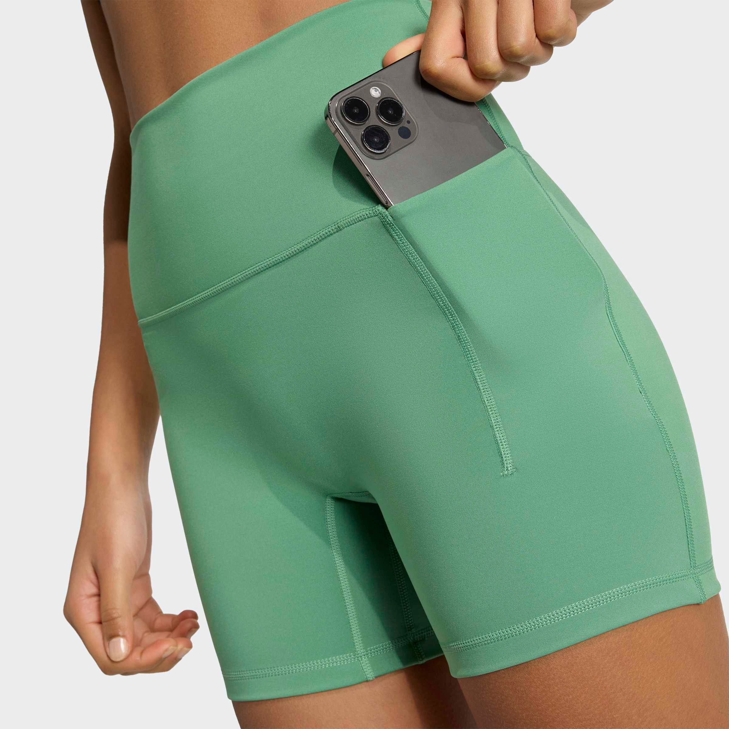 adidas Performance Shorts 3-STREIFEN STUDIO ALL ME BOOTY LEGGINGS, KURZ