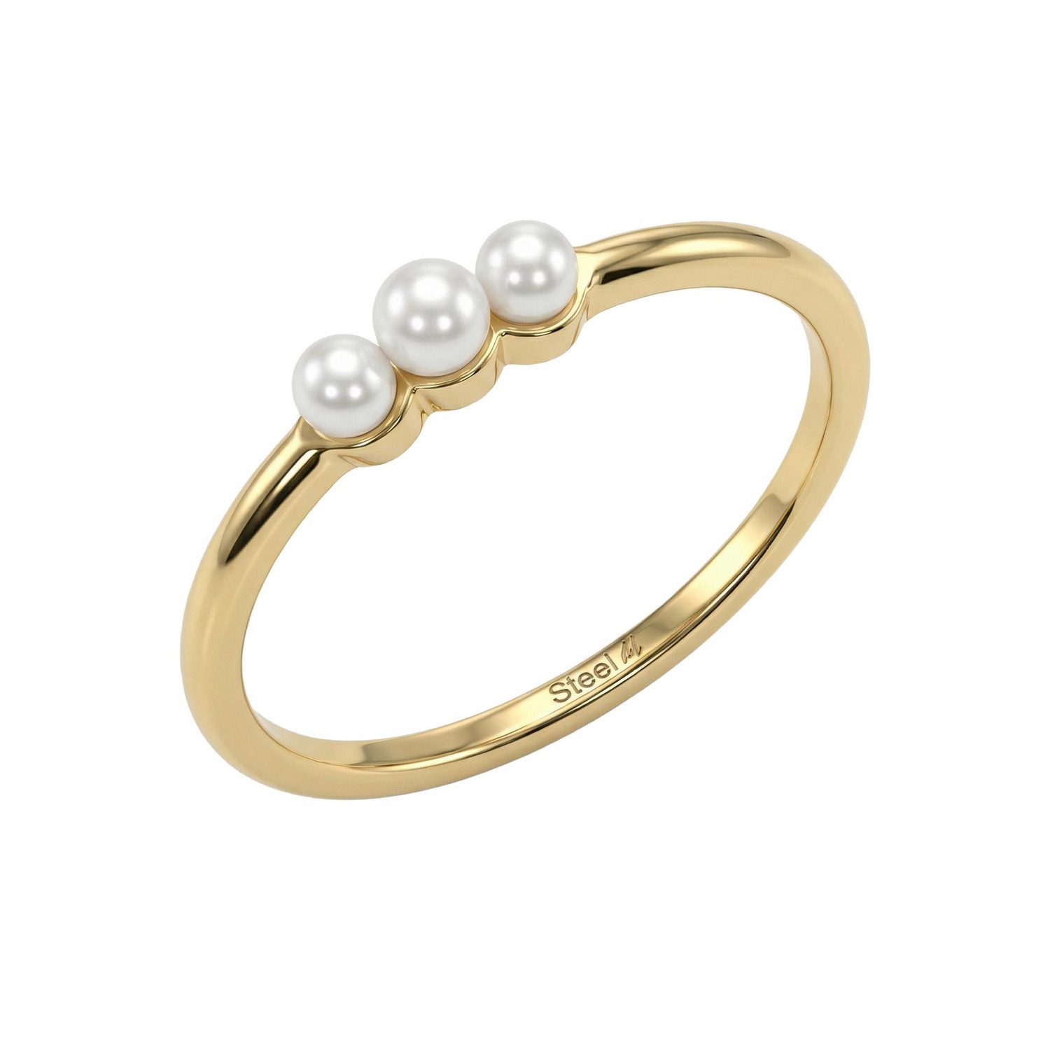 Amor Fingerring, mit Glasperle