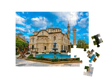 puzzleYOU Puzzle Blick auf die Yeni-Moschee in Malatya City, 48 Puzzleteile, puzzleYOU-Kollektionen