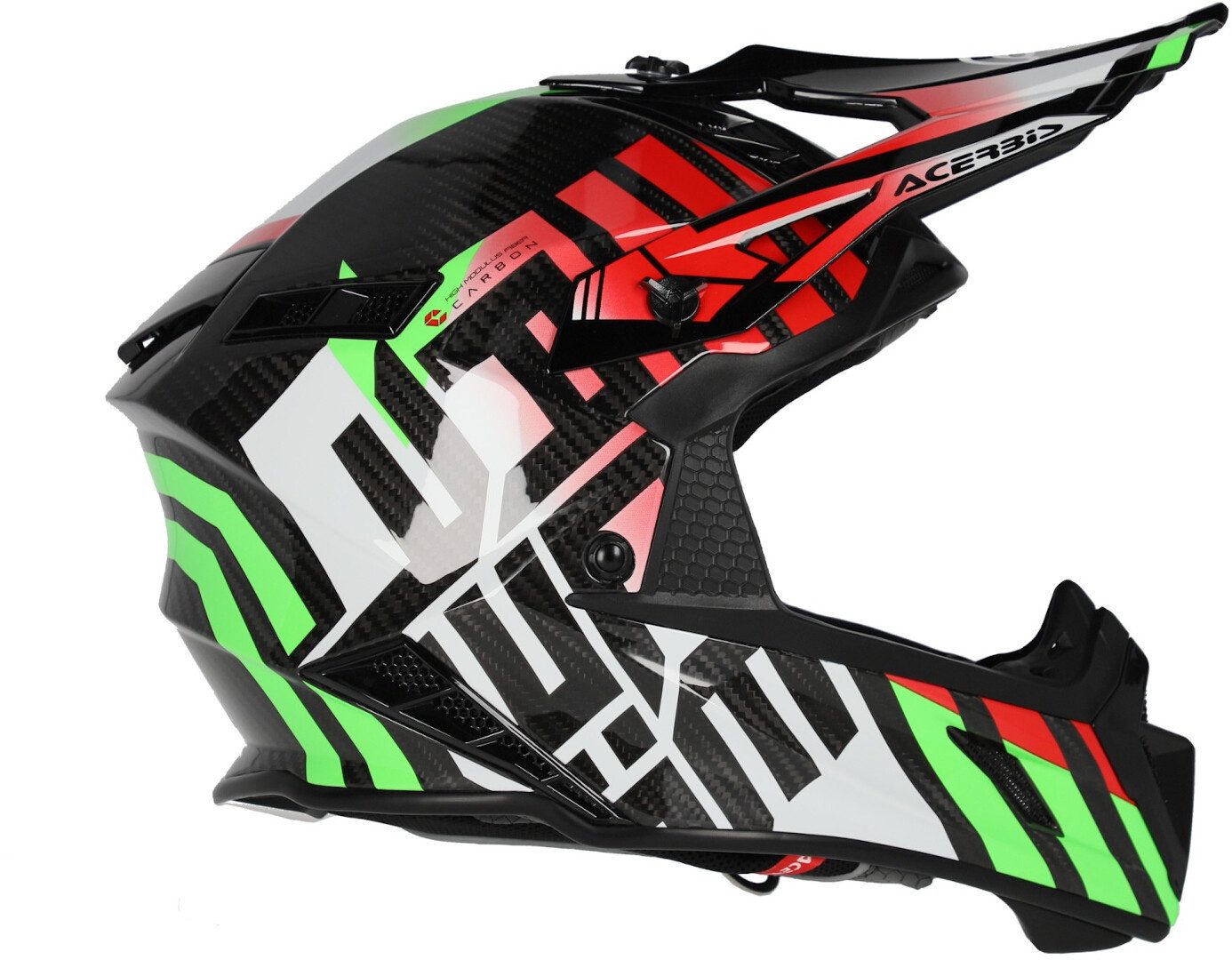Acerbis Motocrosshelm Steel Carbon Motocross Helm, Carbonfaser, ECE 22.06