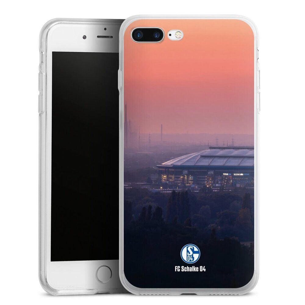 DeinDesign Handyhülle Stadion FC Schalke 04 Offizielles Lizenzprodukt Schalke 04 Stadion, Apple iPhone 7 Plus Silikon Hülle Bumper Case Handy Schutzhülle