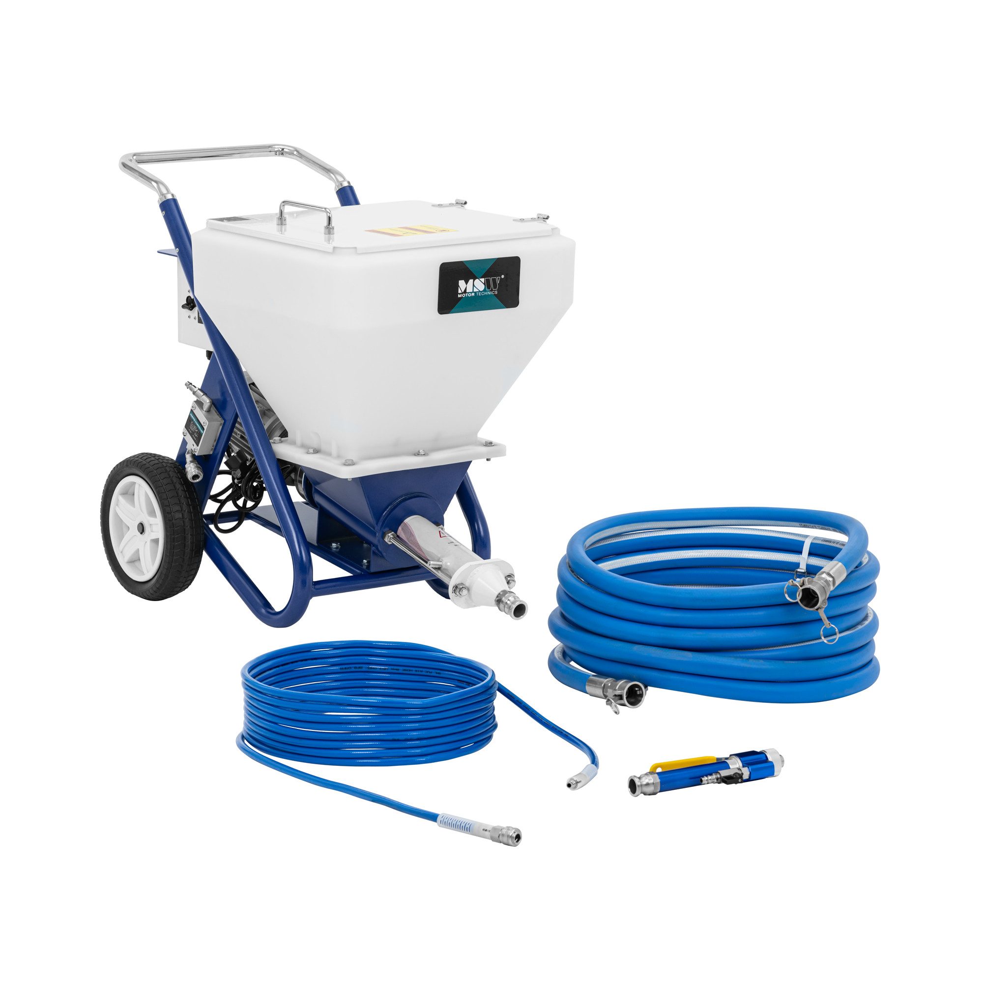 MSW Drucksprühgerät Putzmaschine 2200 W 40 L 20 bar Verputzmaschine Spritzputzmaschine 15
