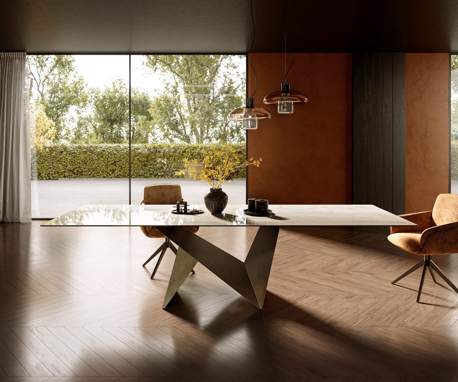 DELIFE Esstisch Edge, Keramik Laminam® Onice günstig online kaufen