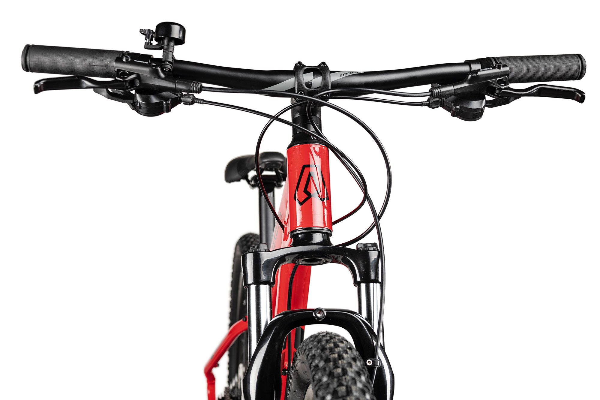 Axess Mountainbike STIPE PRO 26, 16 Gang Shimano Acera RD-M3020-8 Schaltwerk, Kettenschaltung, hydraulische Scheibenbremse rot/orange