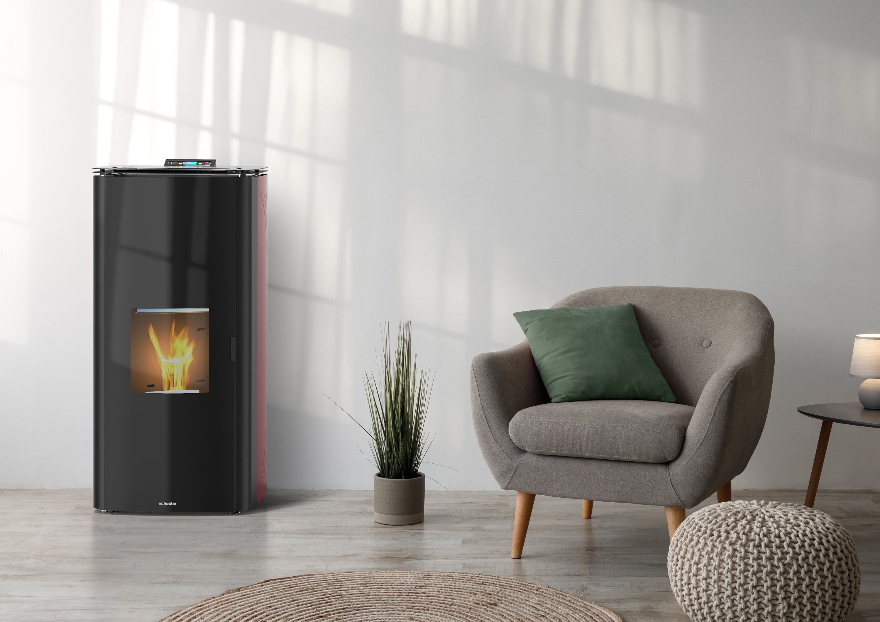 Blaze Pelletofen »Idra 14«, 13 kW, Dauerbrand, wassserführend