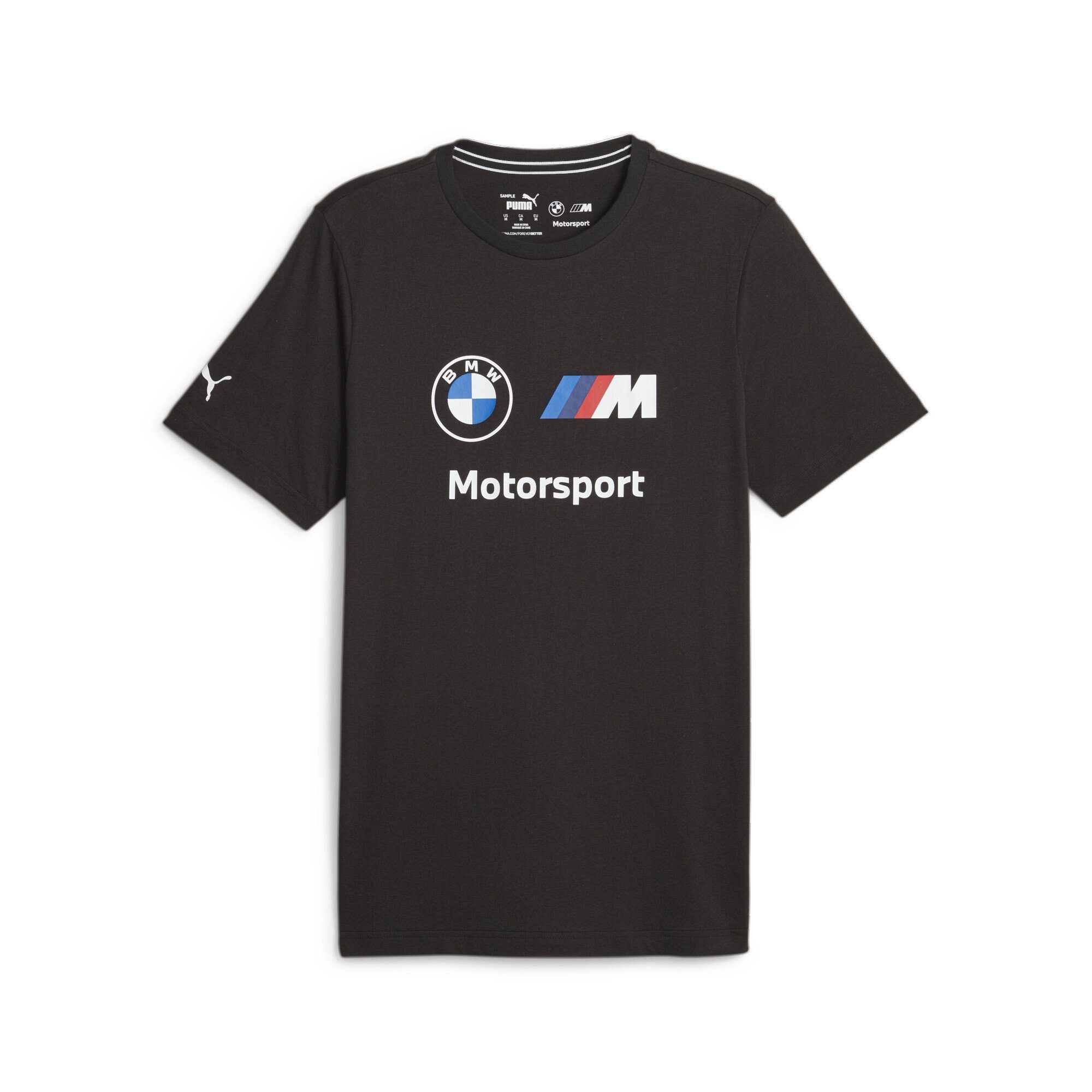 Herren BMW PUMA T-Shirt M Black Motorsport ESS Logo-T-Shirt