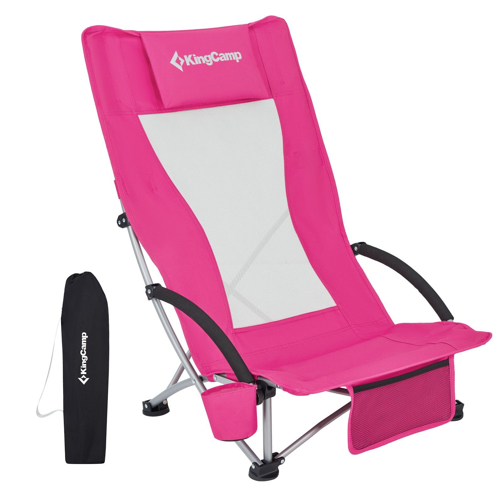 KingCamp Campingstuhl Strand Liege Stuhl Hoch günstig online kaufen