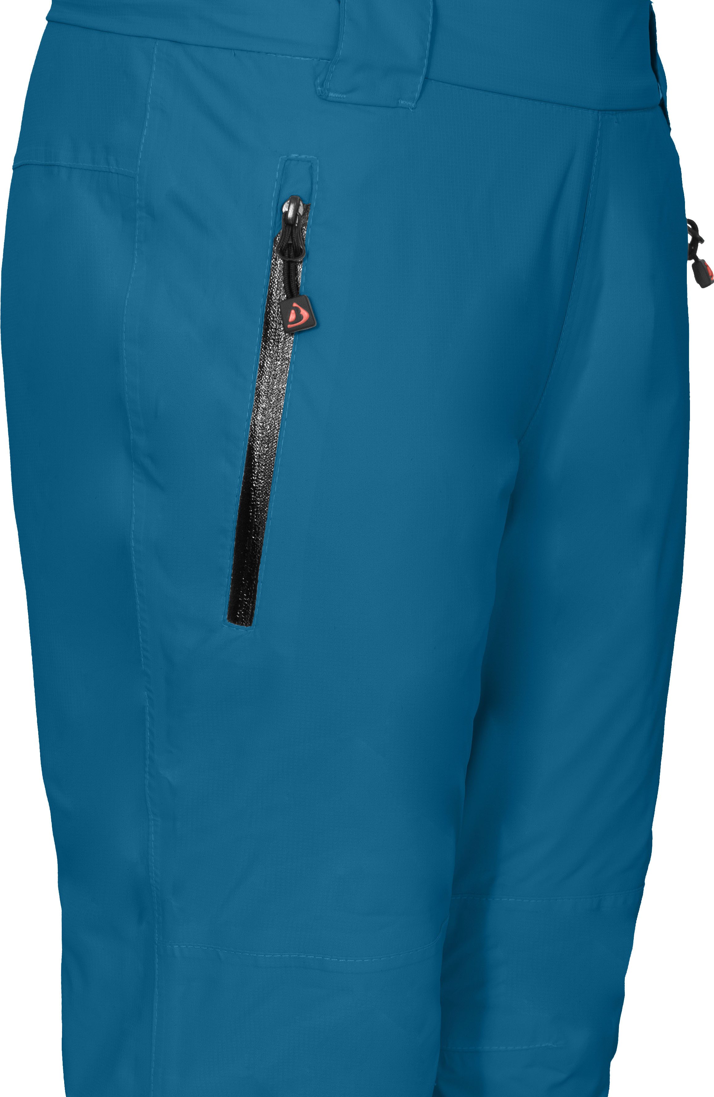 Bergson Regenhose NALLE Thermo Kinder (Über) Regenhose, leicht wattiert, 12000 mm Wassersäule, Norm