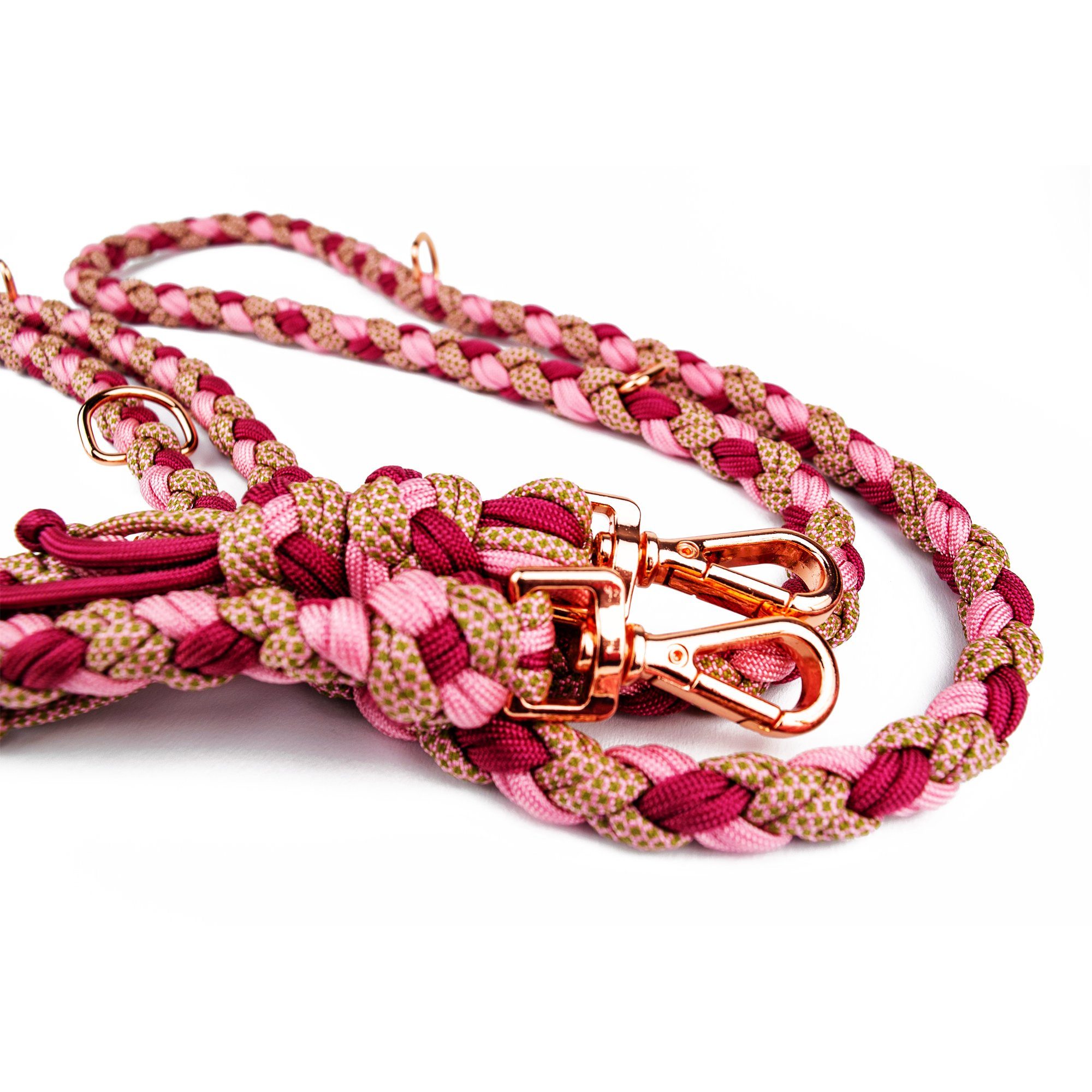 Tierluxe Hundeleine Foxy, Paracord, Handgemacht