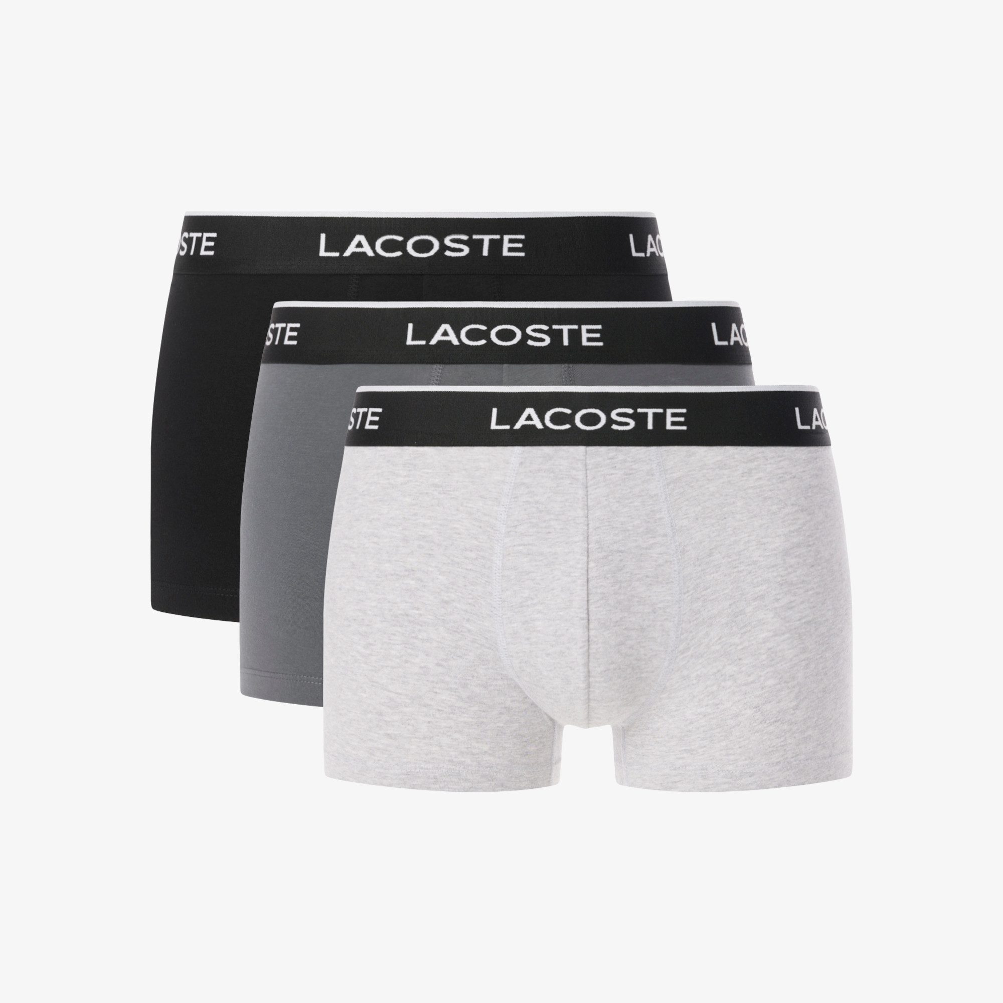 Lacoste Trunk (Packung, 3-St., 3er-Pack) elastischer Bund mit Lacoste-Branding