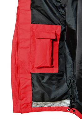 crazy4sailing Outdoorjacke Stavanger wasserdicht Segeljacke mit Reflektoren und hohem Kragen