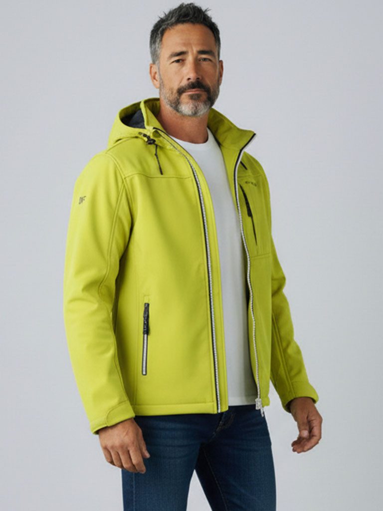 Softshelljacke Amrum Herren Jacke Softshell Fleece-Innenfutter - Outdoor-Jacke Modern