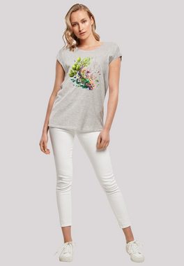 F4NT4STIC T-Shirt Baum mit Blumen Print