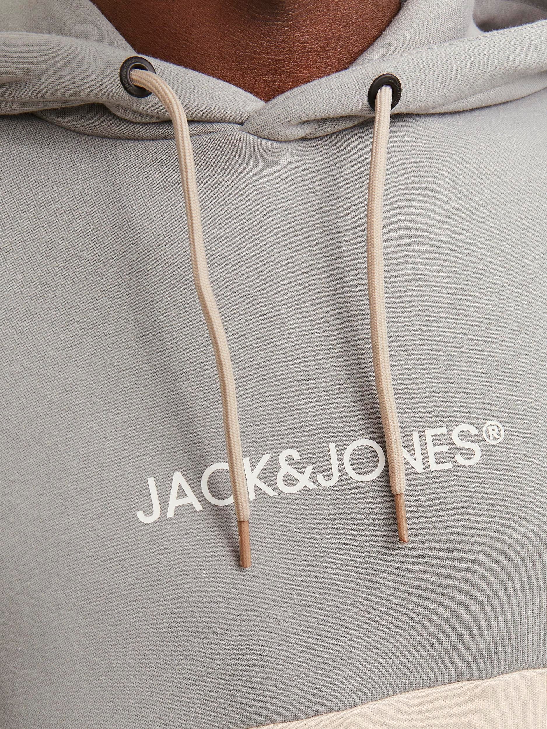 SWEAT & NOOS JJERYDER Grey Jack HOOD BLOCKING Ultimate Kapuzensweatshirt Jones